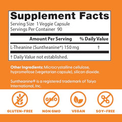 Doctor's Best L-Theanine Suntheanine bottle on desk suggests easy daily use.