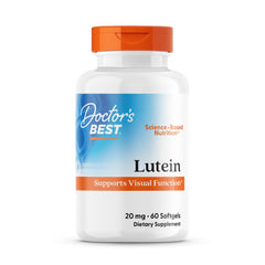 Doctor's Best Lutein with FloraGLO bottle front for eye support