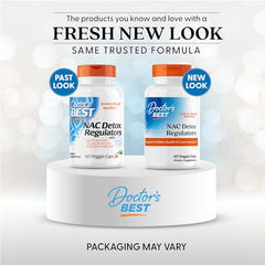 Doctor's Best NAC Detox Regulators capsule closeup for easy intake