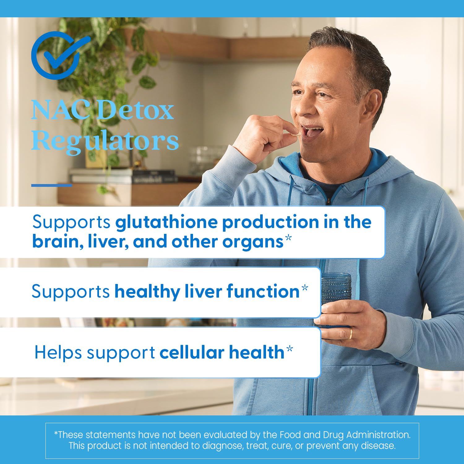 Doctor's Best NAC Detox Regulators ingredients panel highlights key NAC and minerals