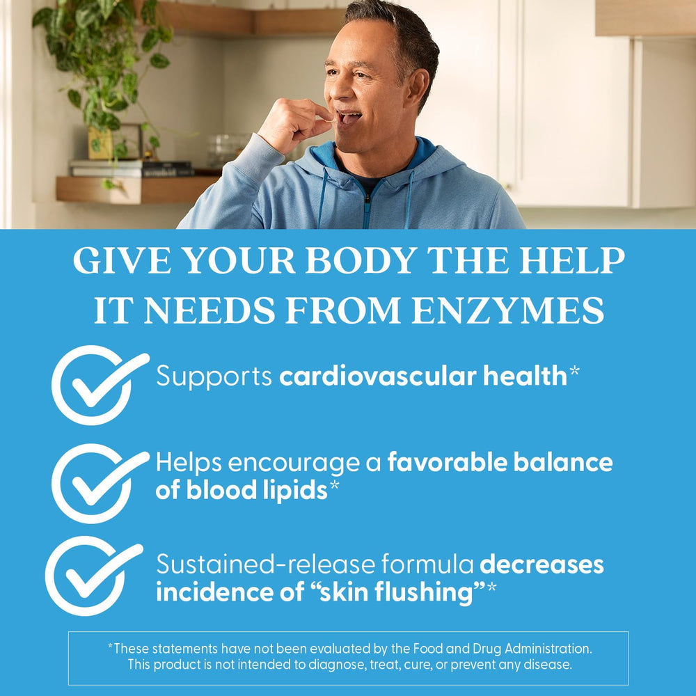 Lifestyle image suggesting a healthy routine with Doctor's Best niacin