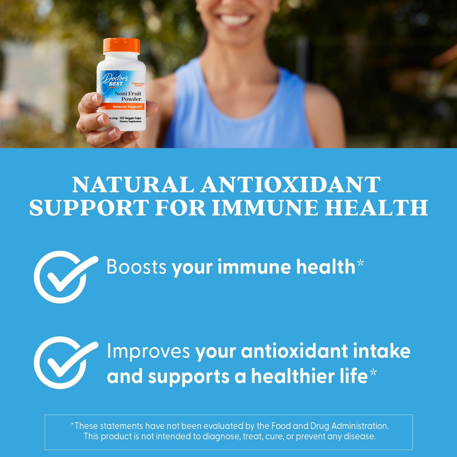Doctor's Best Noni Concentrate ingredients highlight Morinda citrifolia extract