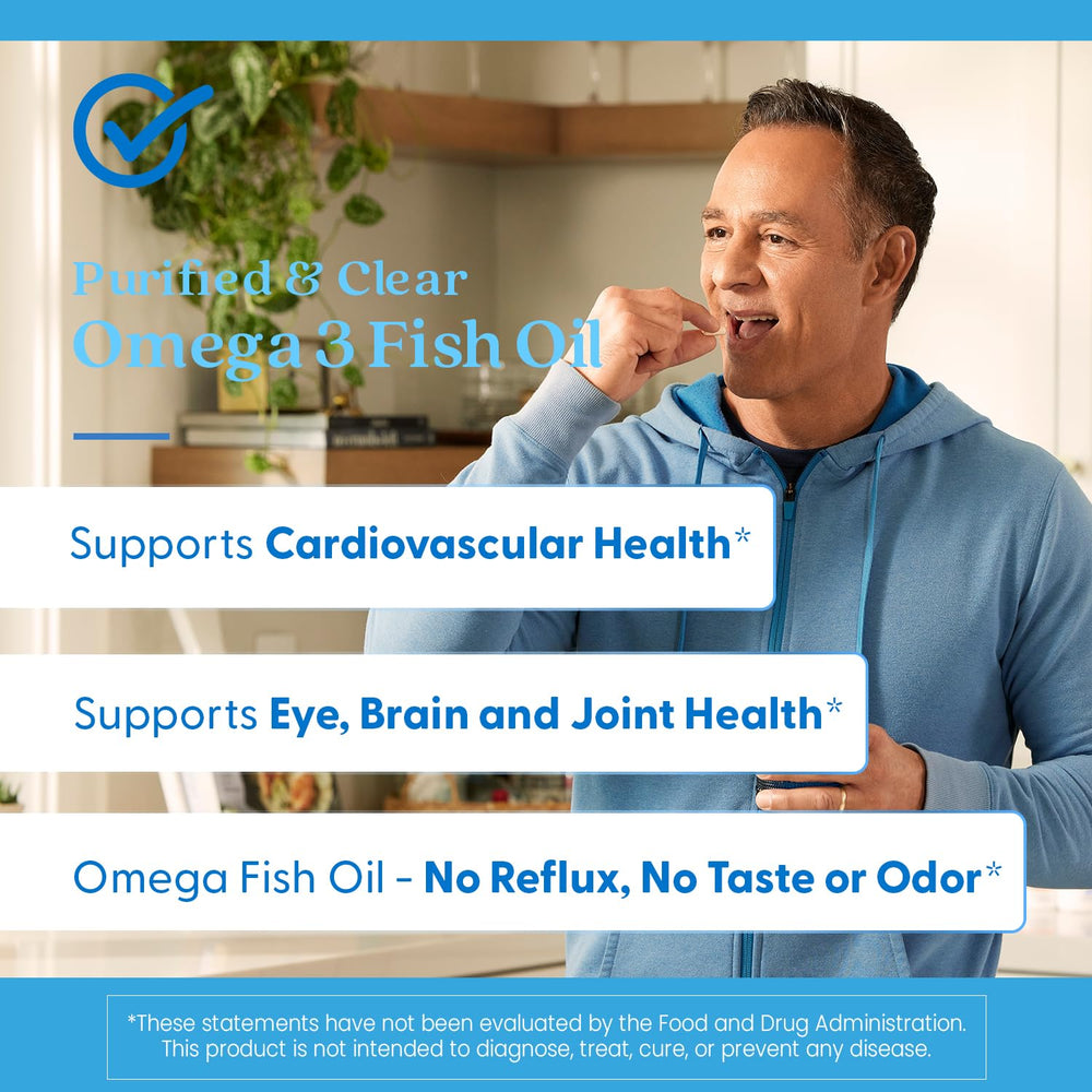Doctors Best omega-3 bottle label shows gluten-free and non-GMO status.