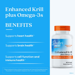 Doctor's Best krill oil with fish oil concentrate broadens EPA and DHA delivery