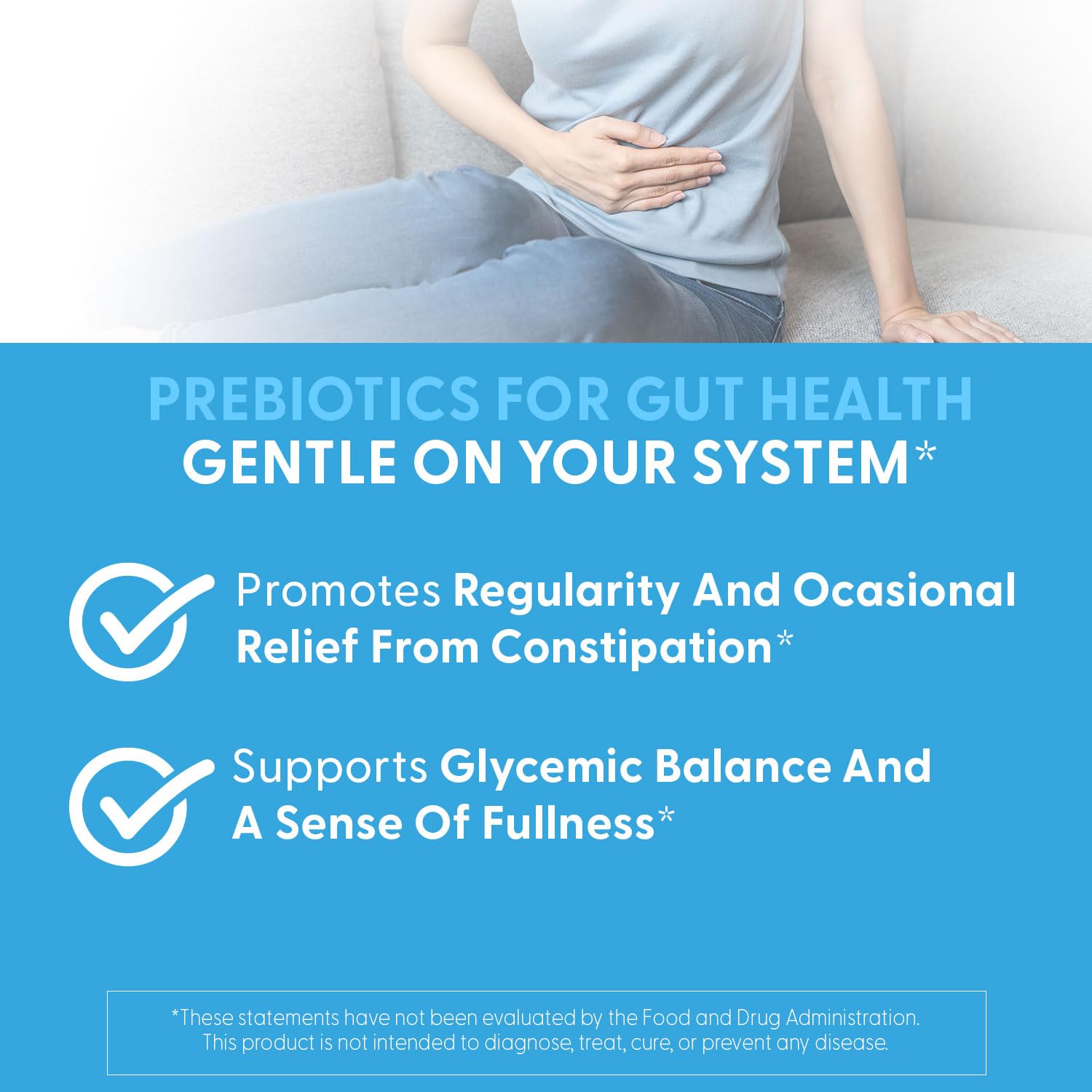 Doctors Best prebiotic Sunfiber powder stirred into a beverage