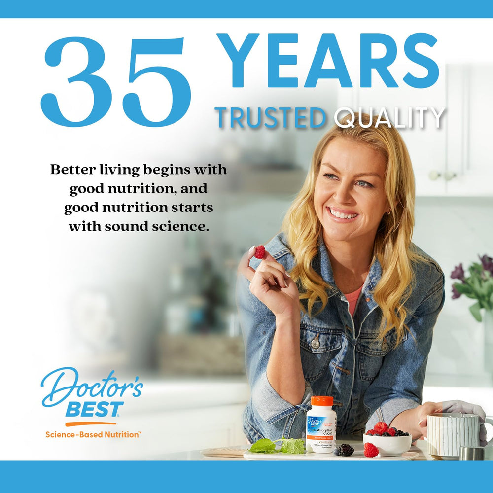 Doctor's Best product displayed with lifestyle items for daily wellness routine