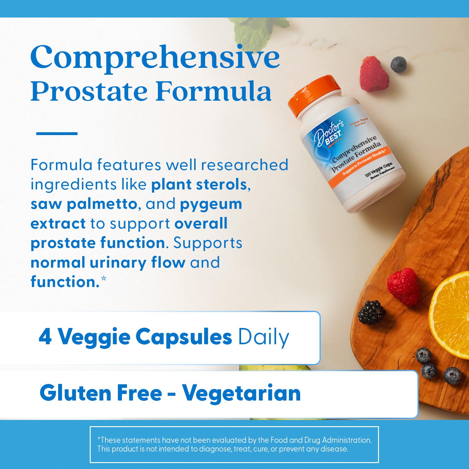 Doctor's Best Prostate Formula CardioAid plant sterols for prostate health