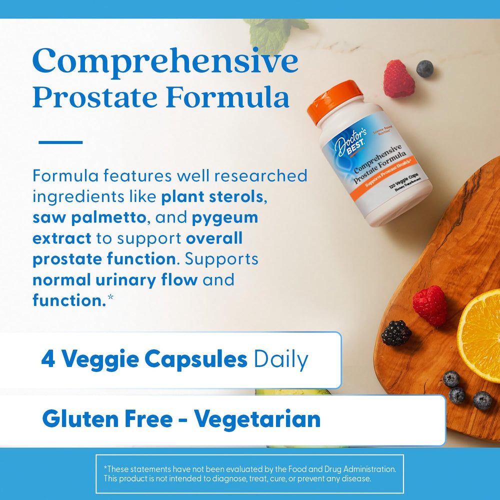 Doctor's Best Prostate Formula CardioAid plant sterols for prostate health