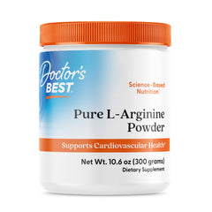 Doctor's Best Pure L-Arginine bottle supports circulation and endurance.