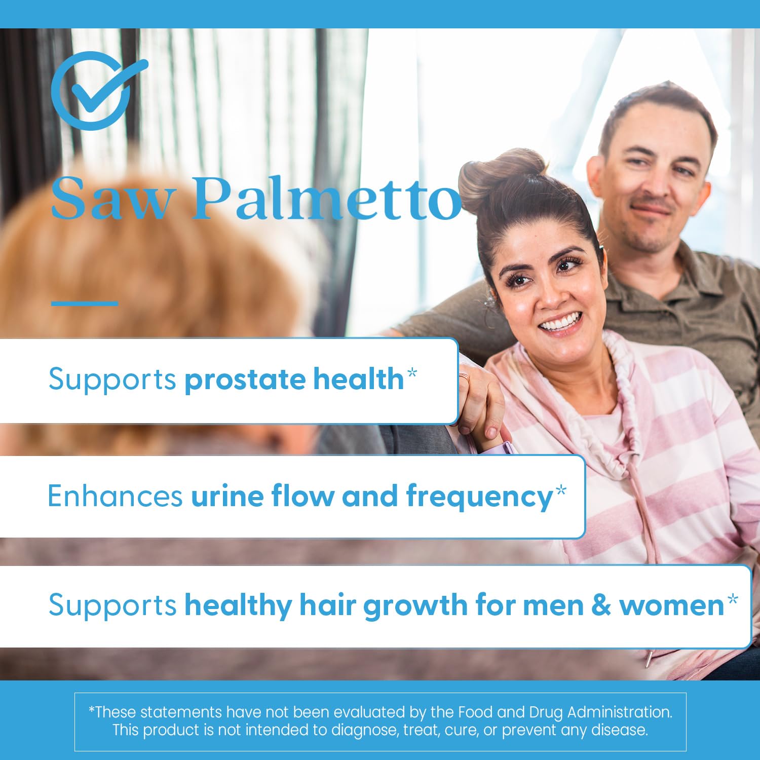 Doctor's Best Saw Palmetto softgels safety-sealed bottle ensures product integrity.