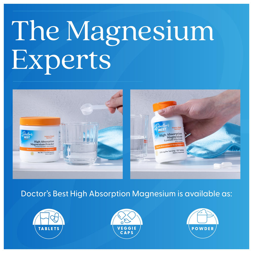 Doctor's Best science-backed badge on label indicating rigorous testing