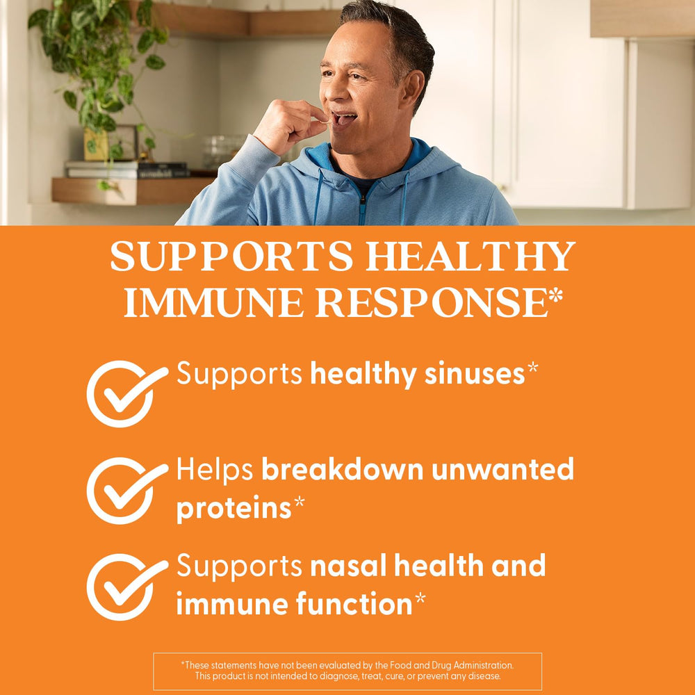 Capsules poured into water for easy intake with Doctor's Best Serrapeptase