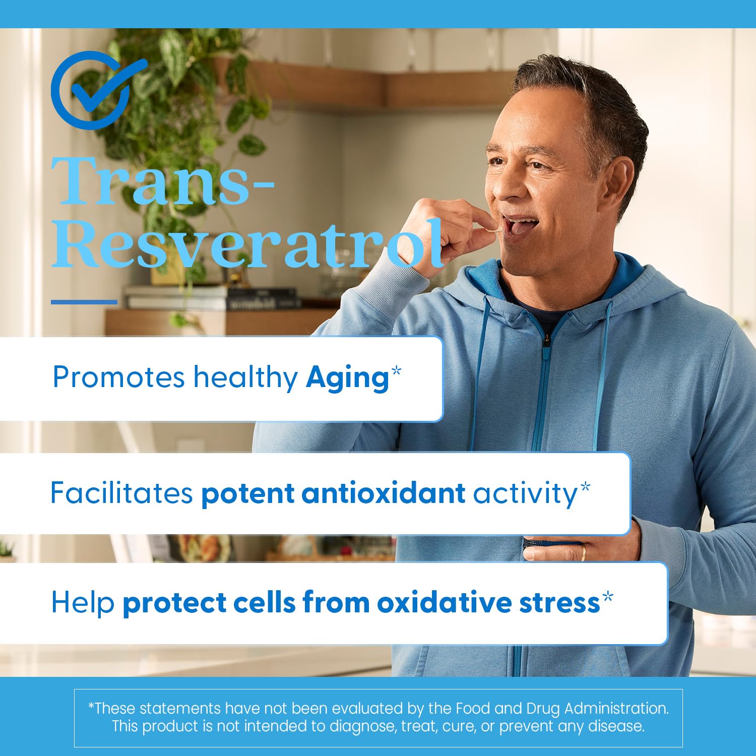 Doctor's Best Trans-Resveratrol 600 bottle on shelf signals convenient daily wellness.