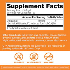 Doctor's Best Ubiquinol softgels close-up showing smooth capsules for daily use