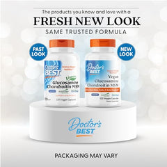Close-up of Doctor's BEST vegan GCMSM capsules for daily joint care.