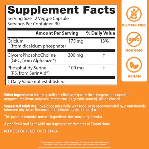 Vegetarian capsules packaging emphasizing vegan non-GMO formulation