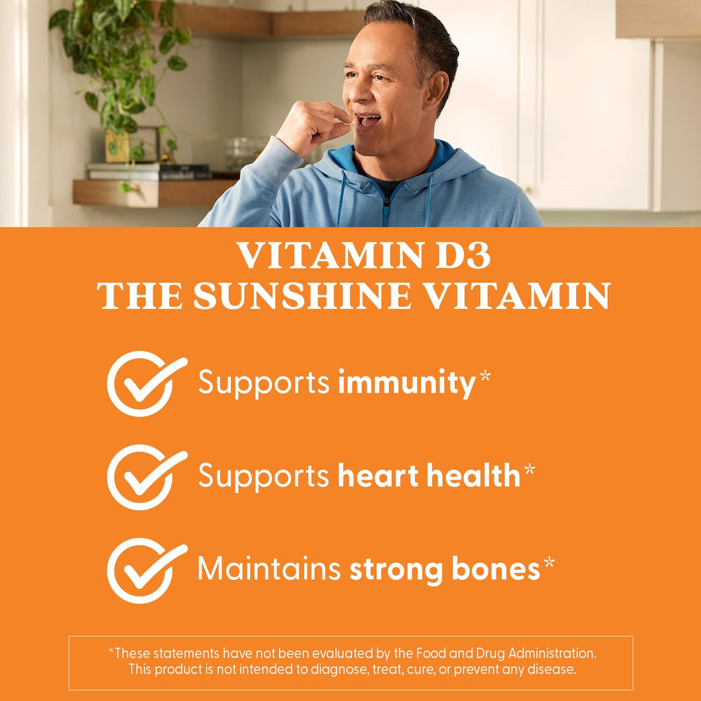 Doctor's Best Vitamin D3 bottle as part of daily dietary routine.