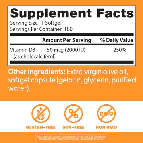 Doctor's Best Vitamin D3 2000IU cap-closeup highlights sealed freshness and reliable dosing.
