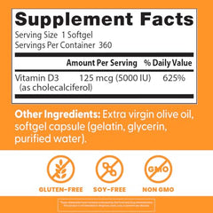 Doctor's Best Vitamin D3 capsules ready for daily immune and heart support