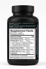 Doctors Discounts Complete Probiotic Gut Support capsules close-up for vegan daily gut support