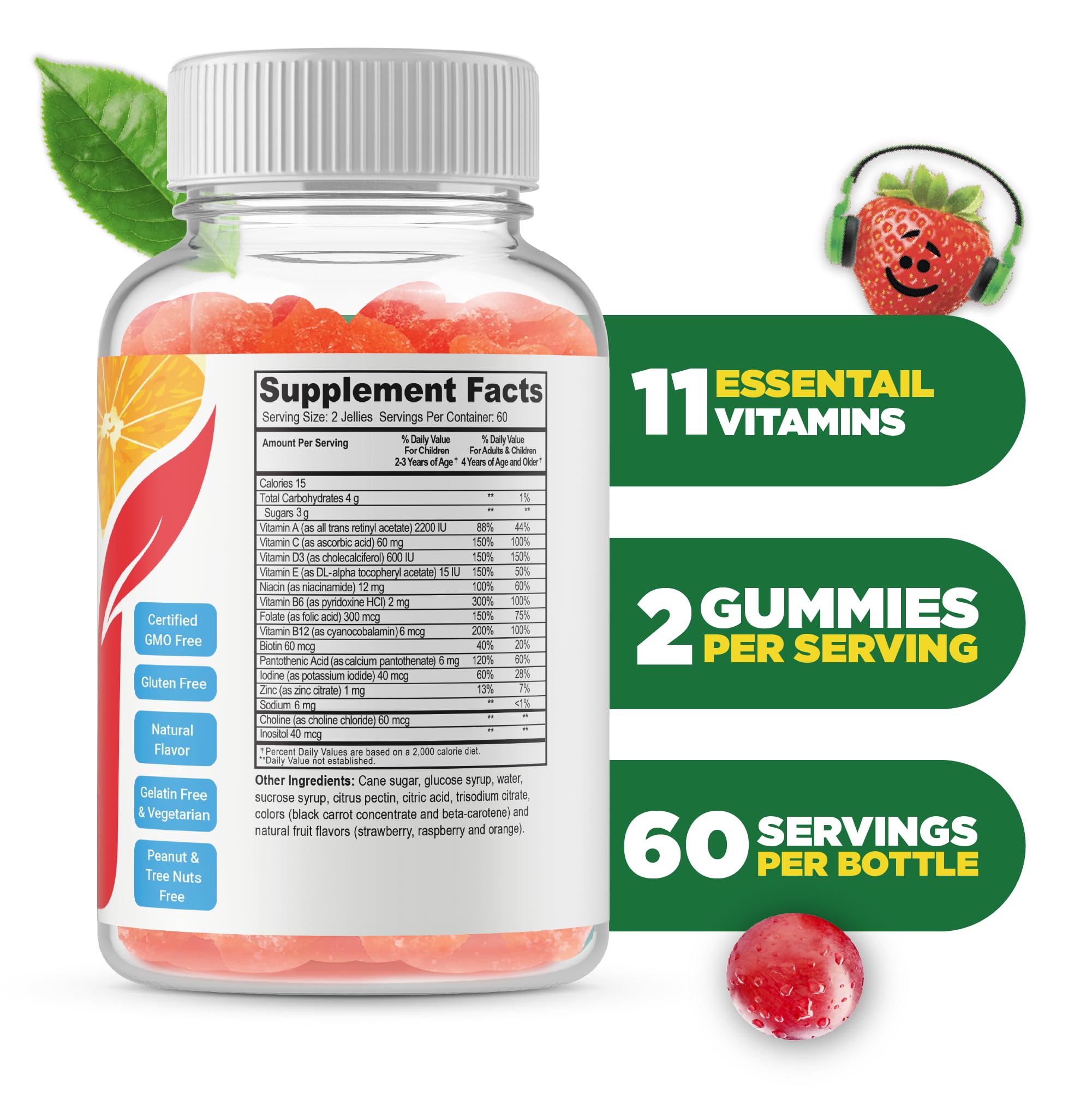 Doctors Orders tooth-friendly gummies with a soft chew for easy daily use.