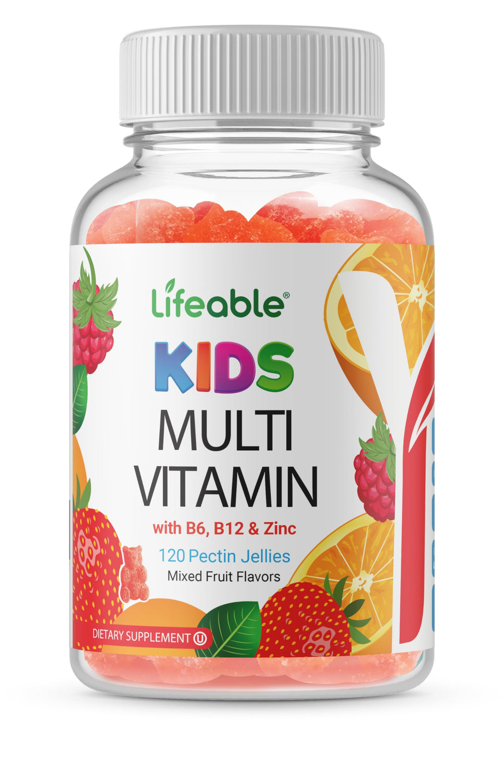 Doctors Orders Kids multivitamin gummies in fruity flavors for daily nutrition.