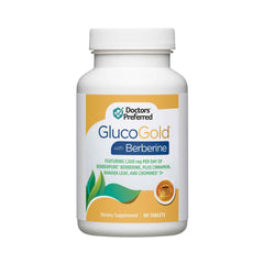 GlucoGold bottle with berberine supports daily wellness goals