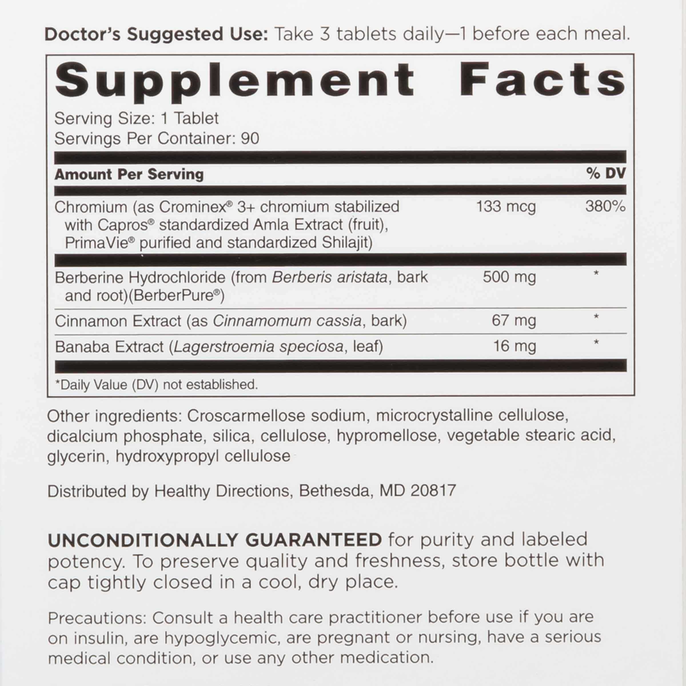 Close-up of GlucoGold capsules highlighting berberine content for potency