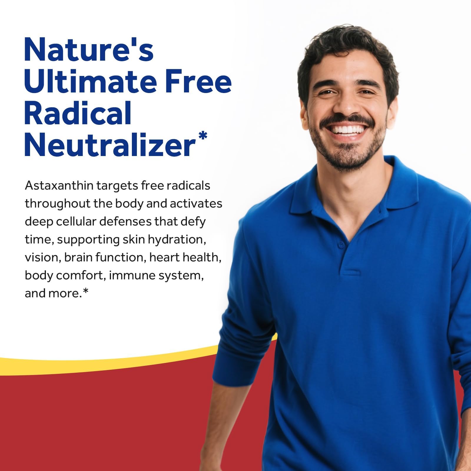 Doctor's Recipes Astaxanthin microalgae-origin illustrates natural source for daily well-being.
