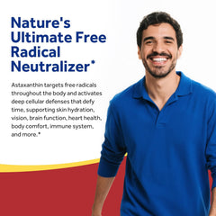 Doctor's Recipes Astaxanthin microalgae-origin illustrates natural source for daily well-being.