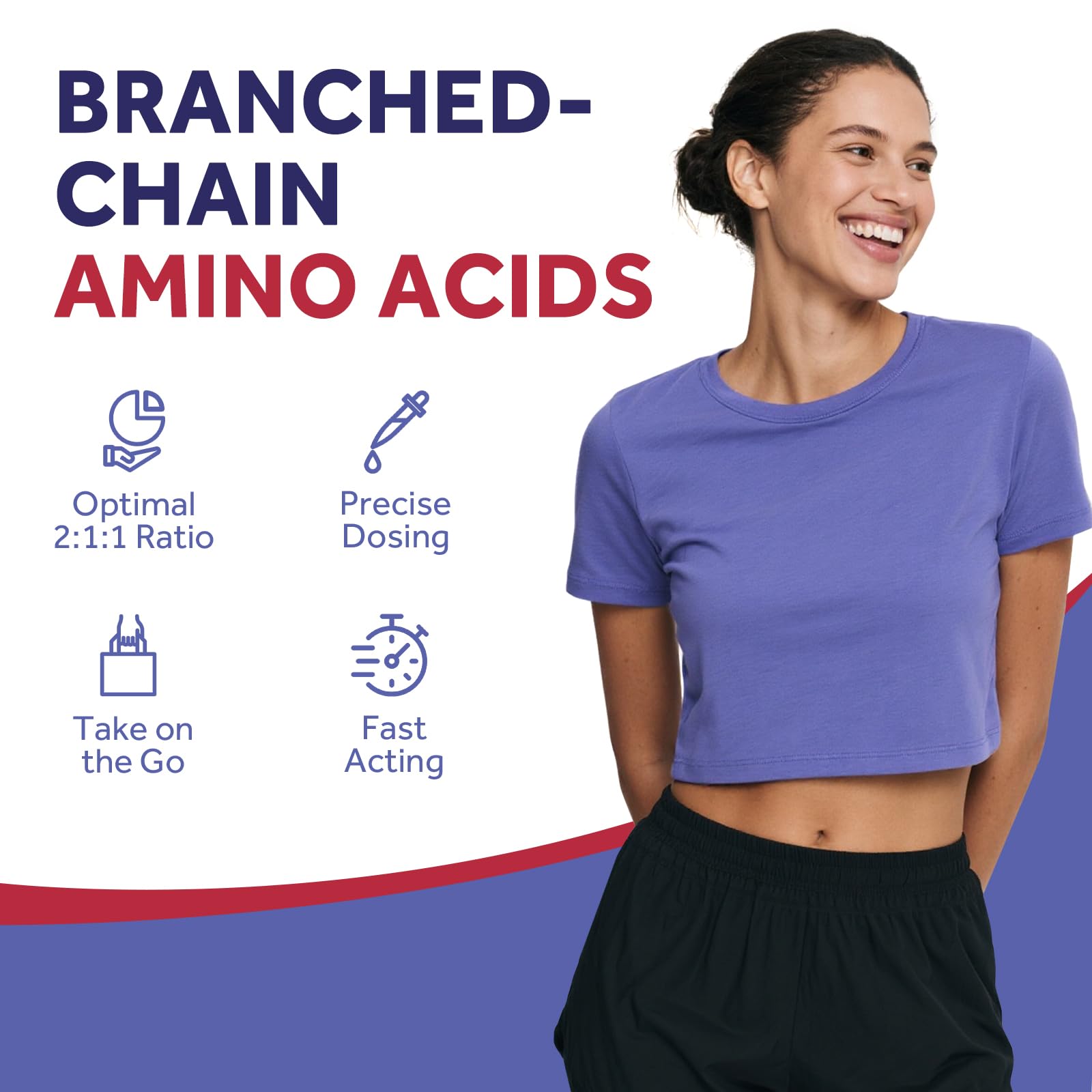 Doctor's Recipes BCAA 2-1-1 ratio label emphasizes the precise blend for athletic performance.