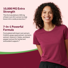 Label detail of Doctor's Recipes Beet Root reveals a seven-ingredient blend