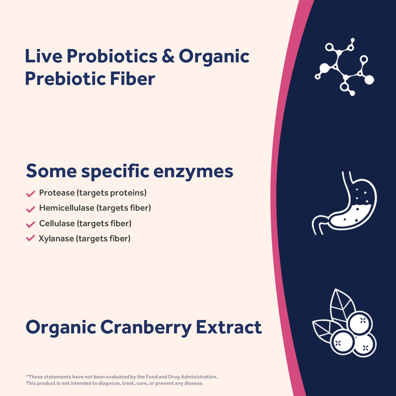 Doctor's Recipes Probiotics packaging demonstrates travel-friendly shelf-stable design.
