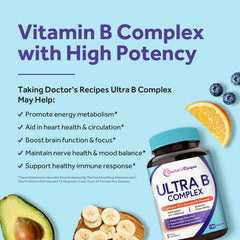 Ultra B Complex capsules being poured for convenient daily use