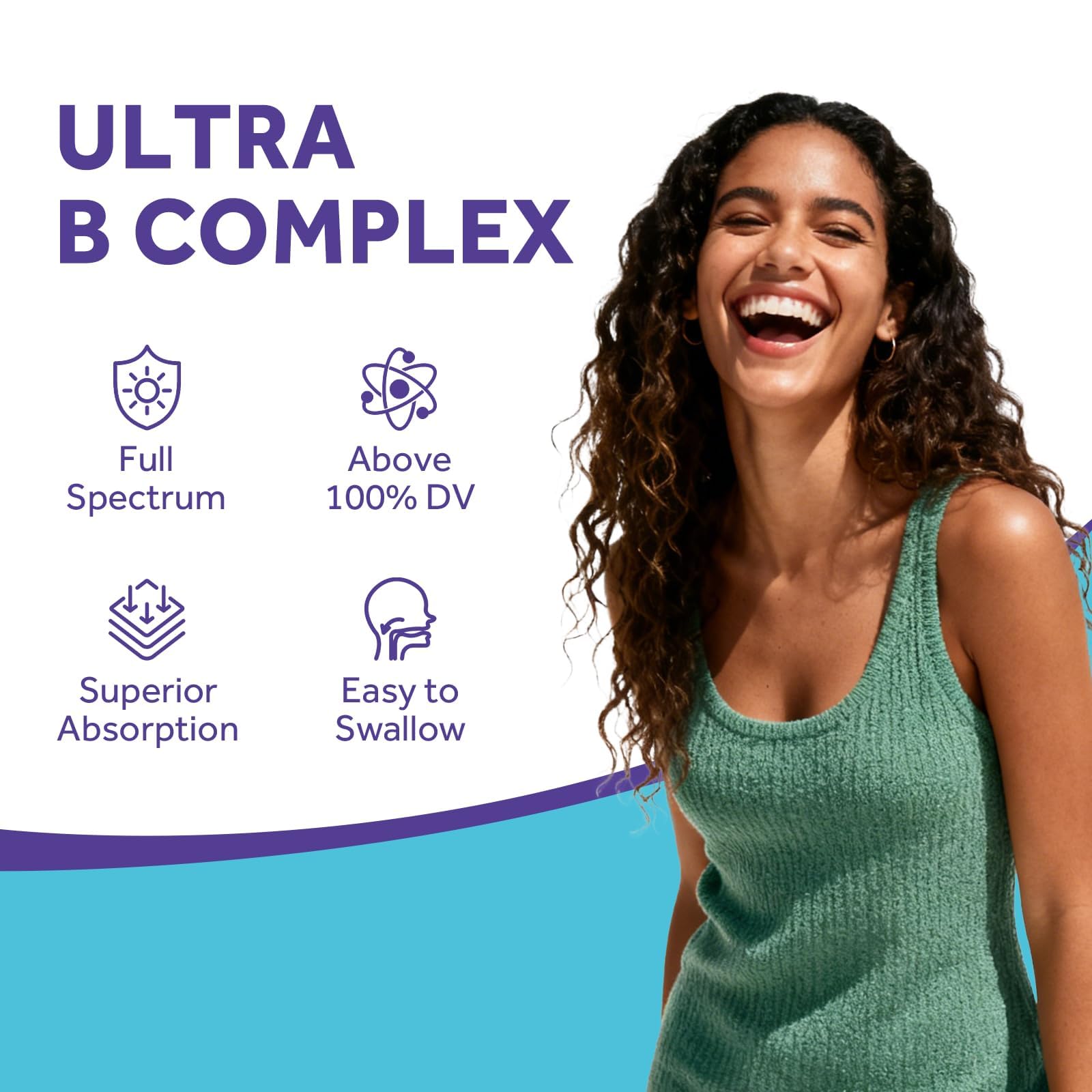 Vegan-friendly Doctor's Recipes Ultra B Complex with no soy, gluten, or dairy