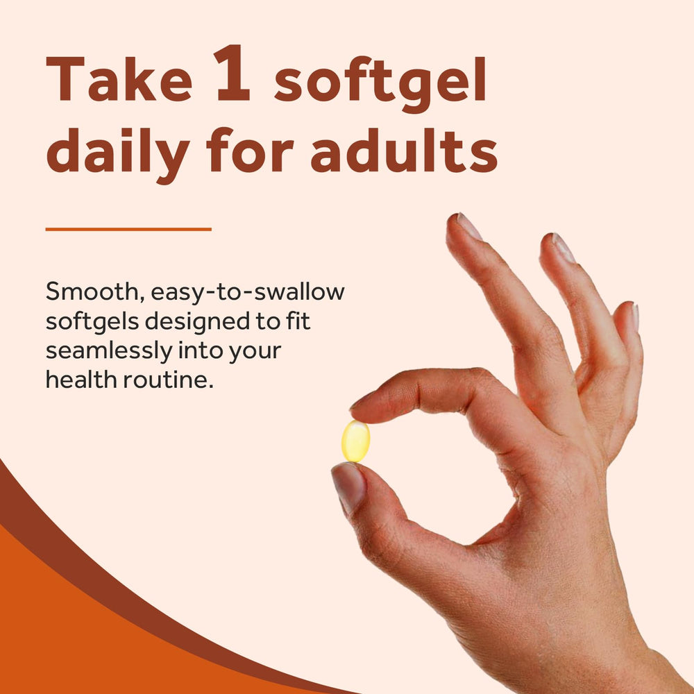 Softgel capsules lined up near dosage information for Doctor's Recipes