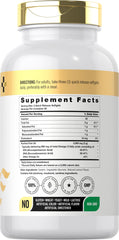 Closeup of Doctor's Way omega-3 softgels for easy swallowing.