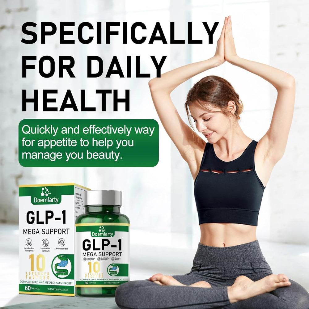 doemfarty GLP-1 label highlights ingredients and probiotic strains for transparency