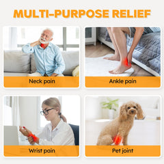 Doinart portable power-bank compatibility allows on-the-go therapy sessions.