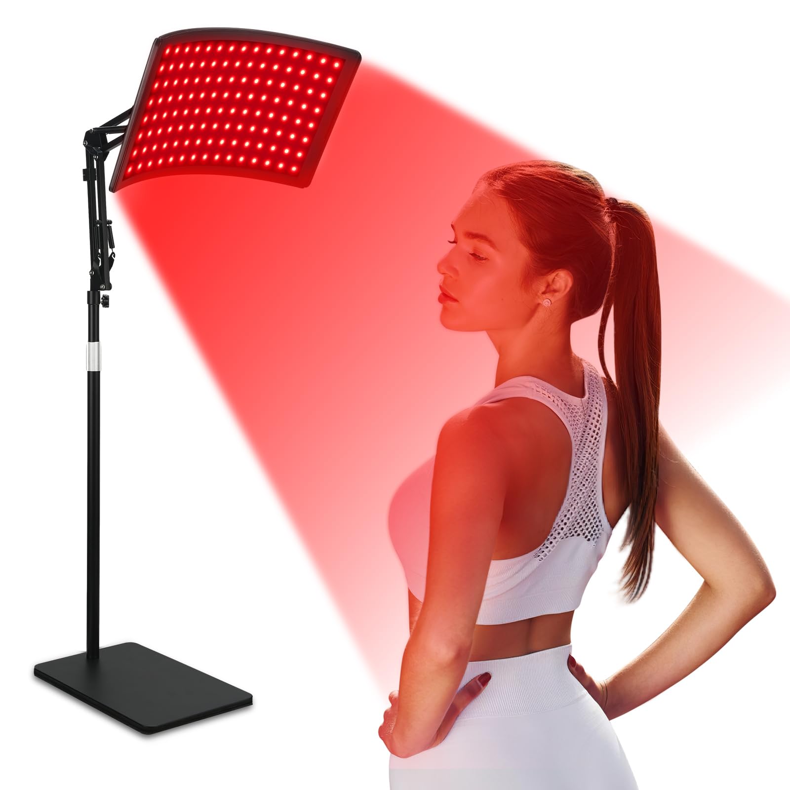 Doinart red light therapy panel front view for facial and body care support