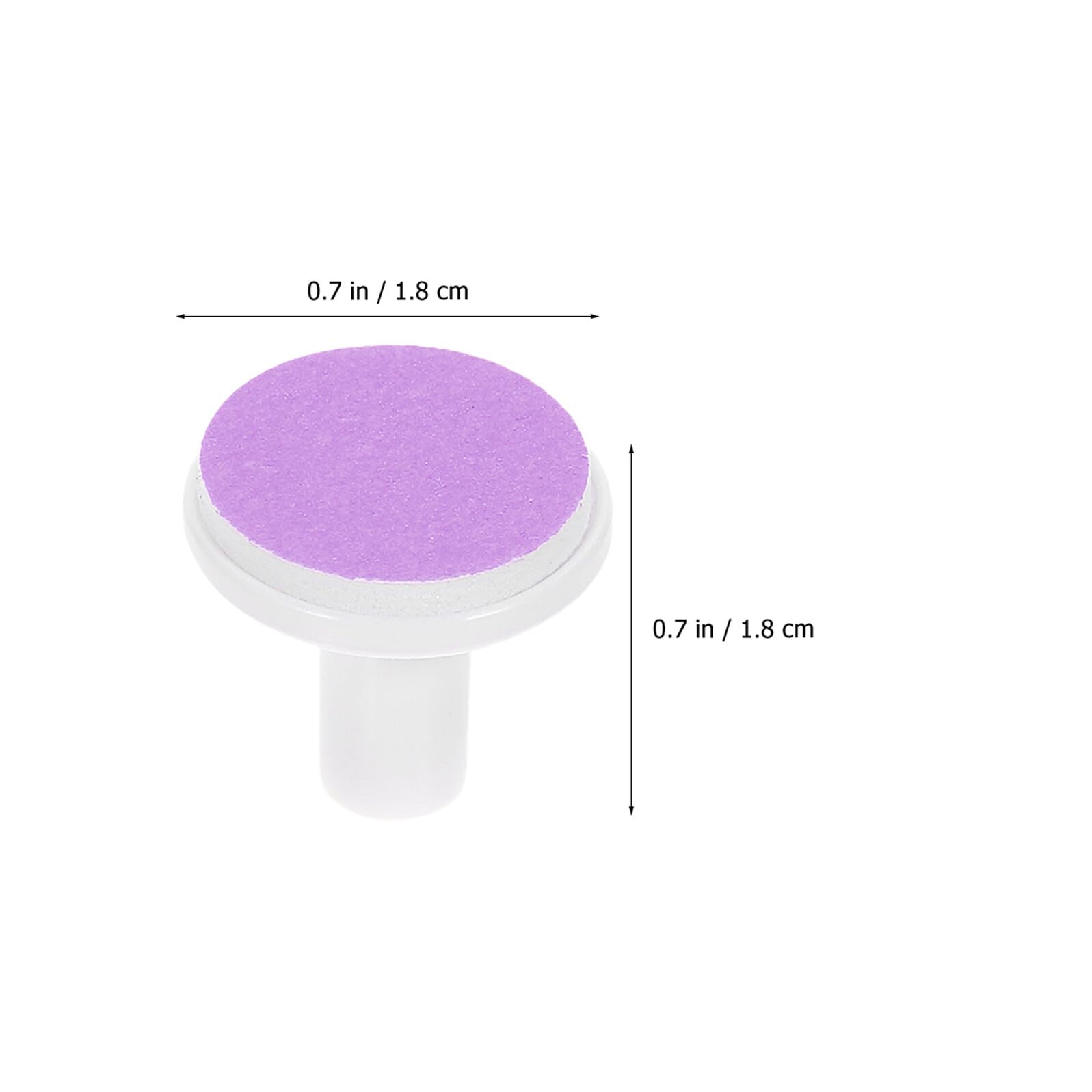 DOITOOL electric nail file heads close-up show safe grinding action for toddlers.