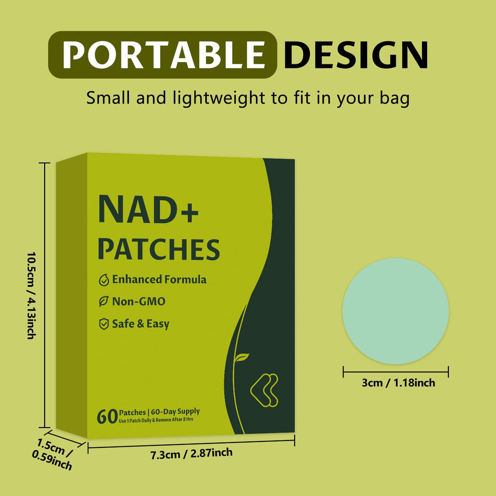 Domisport NAD Patches during daily-use routine for women and men.