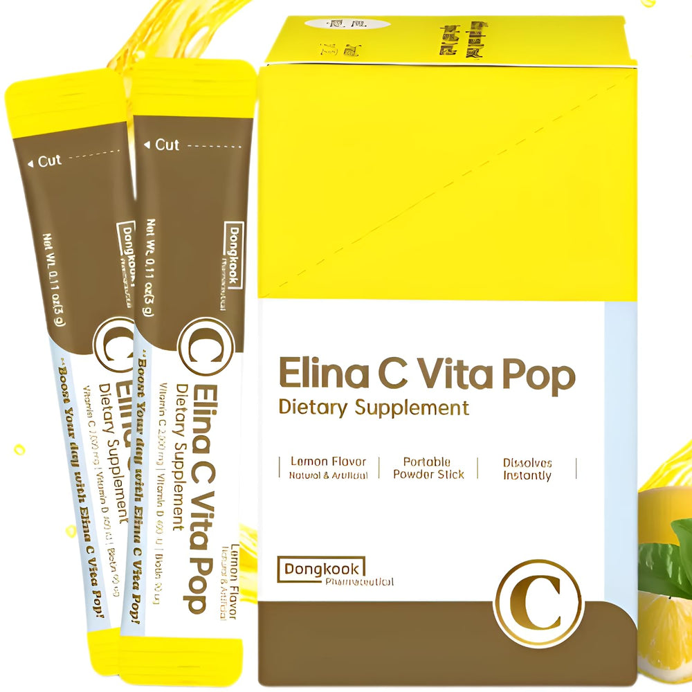 DONGKOOK Vita Pop lemon-flavor stick pack for on-the-go immune support