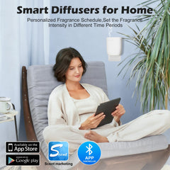 Dongzhen 60ml capacity diffuser provides long-lasting scent in rooms.