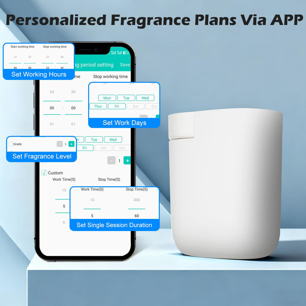 Dongzhen compact plug-in diffuser fits small desks and bathrooms.