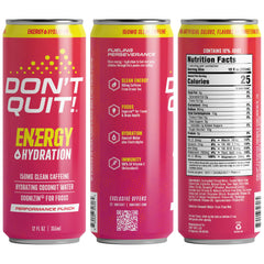 Cognizin focus ingredient close-up in DON’T Quit bottle boosts attention during tasks.