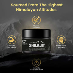 Doperock Shilajit resin packaging front showcasing quality.