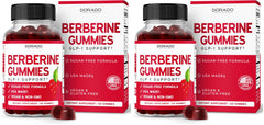 Dorado Nutrition Berberine Gummies with Cinnamon bottle, sugar-free daily wellness option.