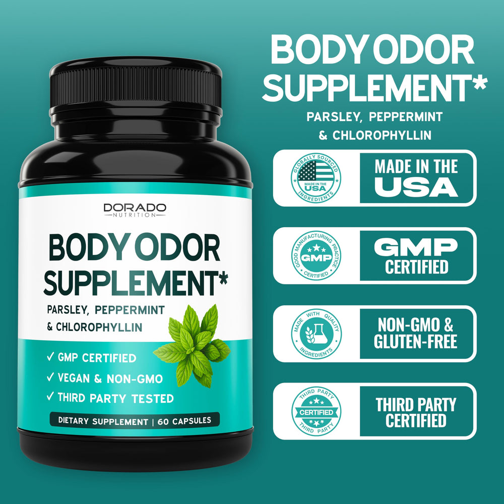 Dorado Nutrition third-party testing seal conveys commitment to quality and safety.
