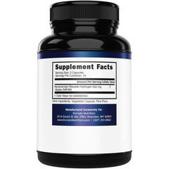 DORADO NUTRITION NR 500mg capsules close-up highlights easy-to-swallow design